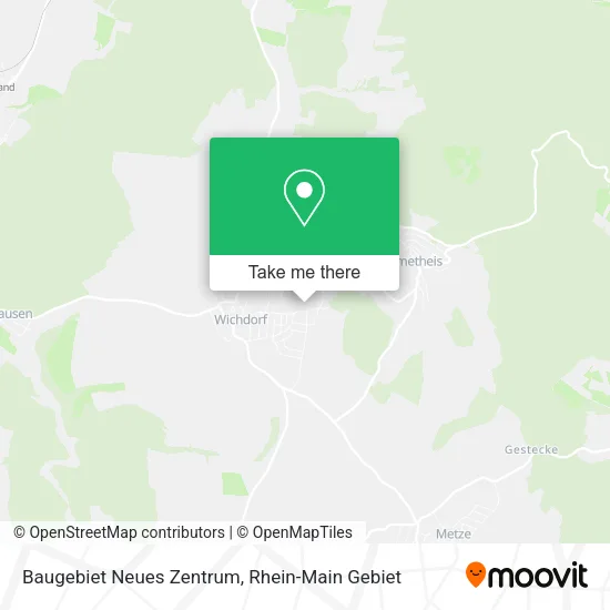Карта Baugebiet Neues Zentrum