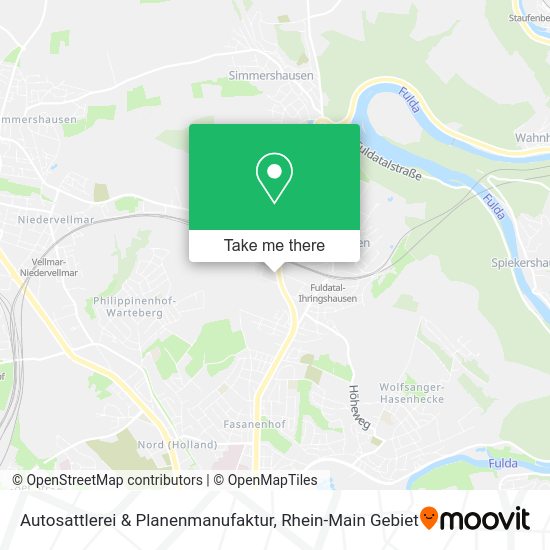 Карта Autosattlerei & Planenmanufaktur
