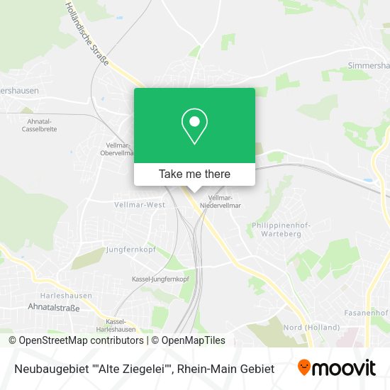 Карта Neubaugebiet ""Alte Ziegelei""