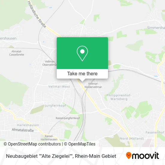 Карта Neubaugebiet ""Alte Ziegelei""