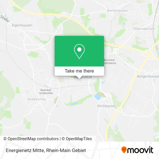 Карта Energienetz Mitte