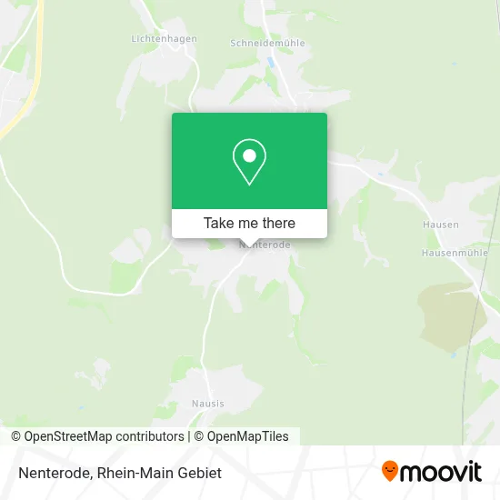 Nenterode map
