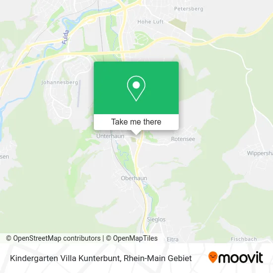 Карта Kindergarten Villa Kunterbunt