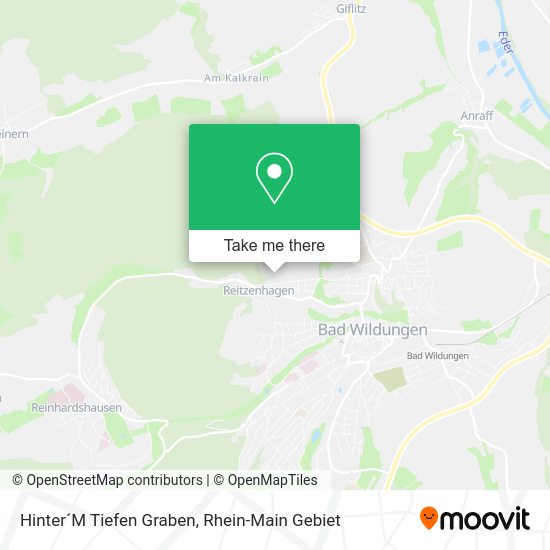 Карта Hinter´M Tiefen Graben