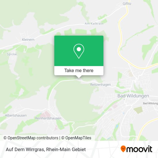 Карта Auf Dem Wirrgras
