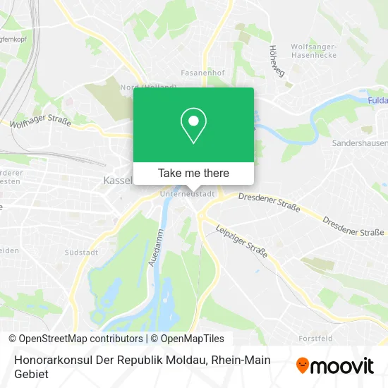 Карта Honorarkonsul Der Republik Moldau
