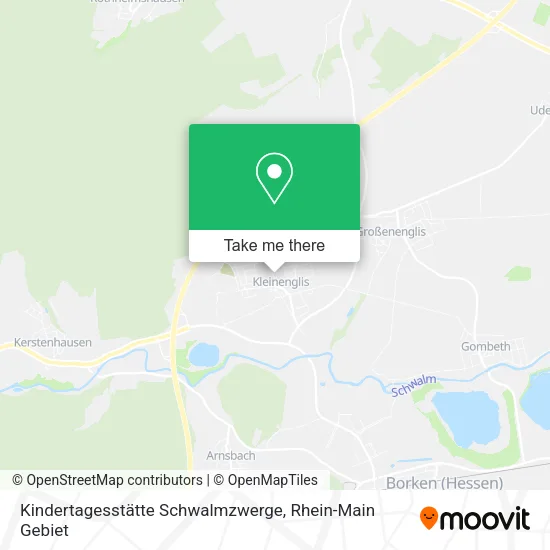 Карта Kindertagesstätte Schwalmzwerge