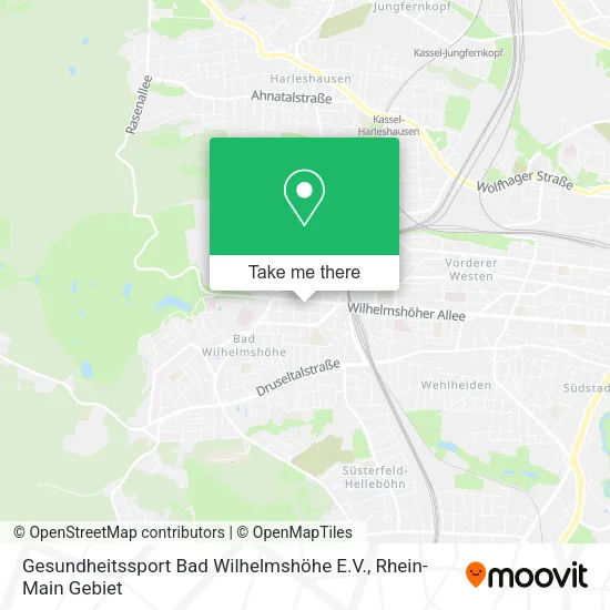Карта Gesundheitssport Bad Wilhelmshöhe E.V.