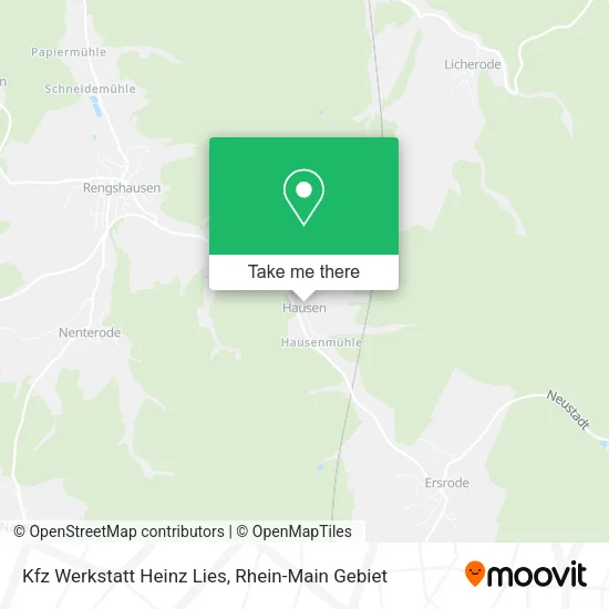 Карта Kfz Werkstatt Heinz Lies