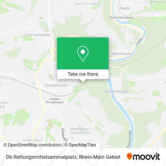 Карта Db Rettungsmittelsammelplatz