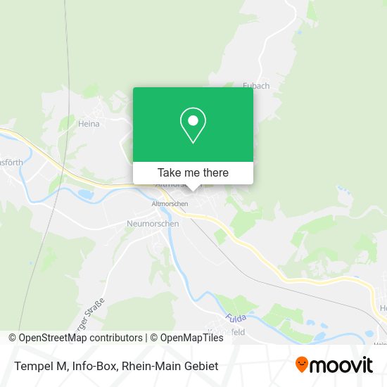 Карта Tempel M, Info-Box