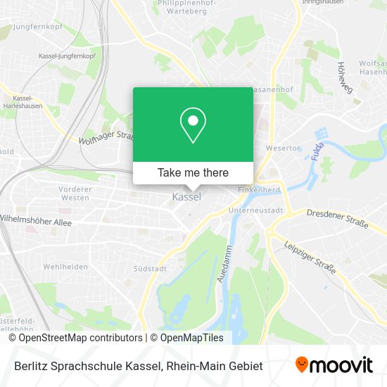Карта Berlitz Sprachschule Kassel