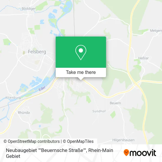 Карта Neubaugebiet ""Beuernsche Straße""