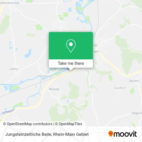 Карта Jungsteinzeitliche Beile