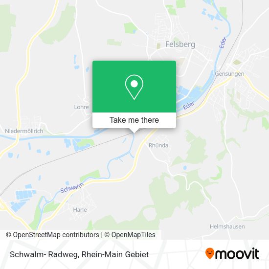 Карта Schwalm- Radweg