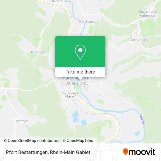 Карта Pfort Bestattungen