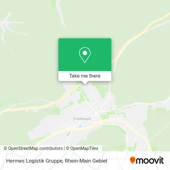Карта Hermes Logistik Gruppe