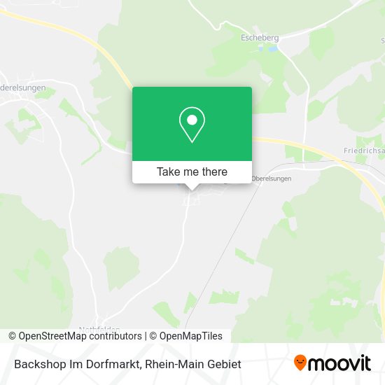 Карта Backshop Im Dorfmarkt