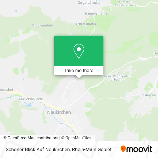 Карта Schöner Blick Auf Neukirchen