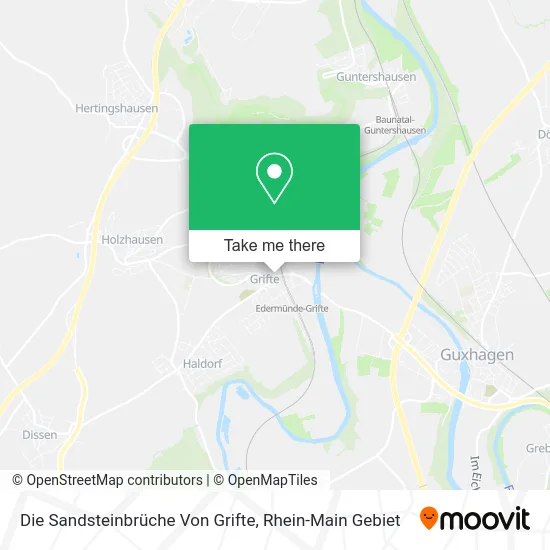 Карта Die Sandsteinbrüche Von Grifte