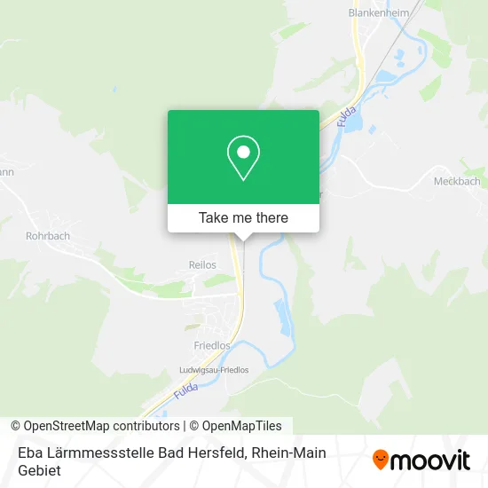 Карта Eba Lärmmessstelle Bad Hersfeld
