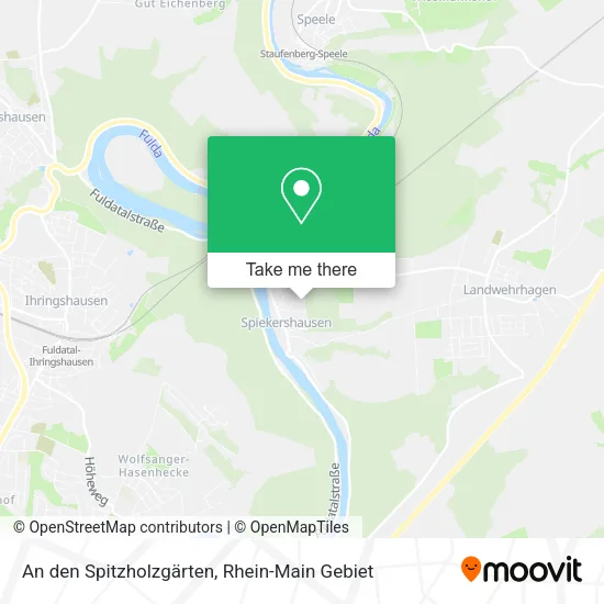 Карта An den Spitzholzgärten