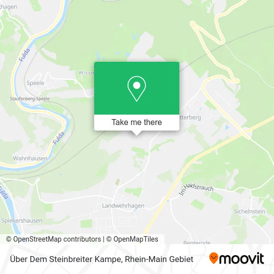 Карта Über Dem Steinbreiter Kampe