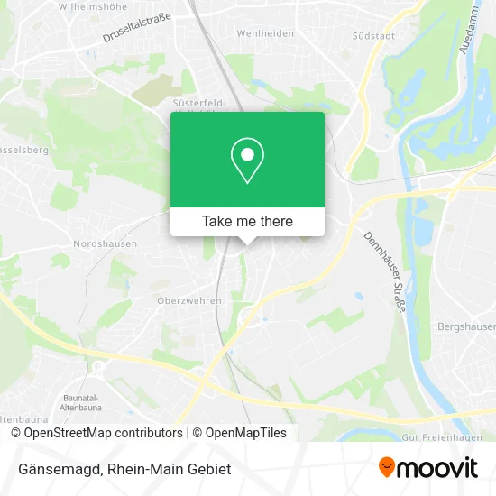 Карта Gänsemagd