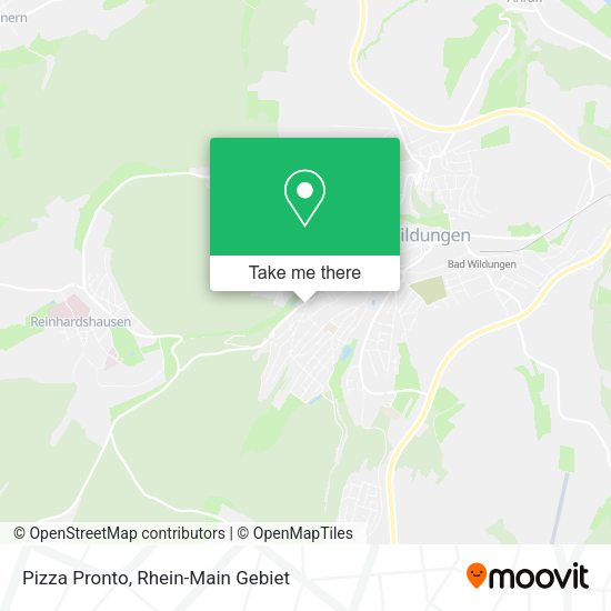 Карта Pizza Pronto