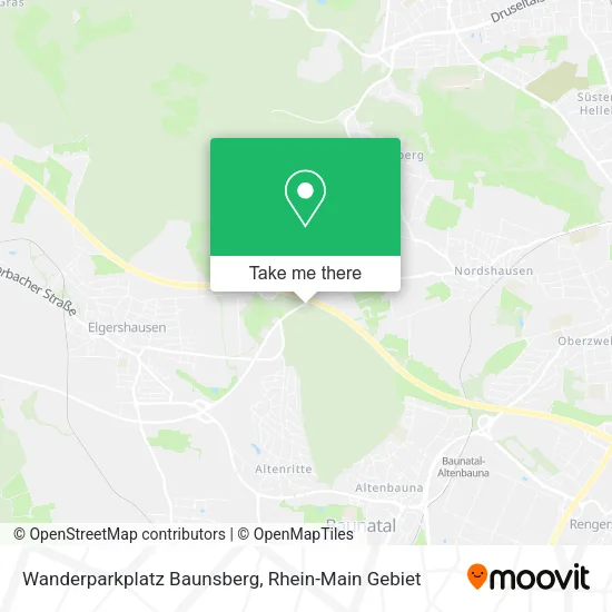 Карта Wanderparkplatz Baunsberg