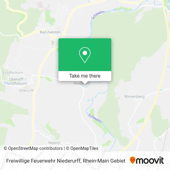 Карта Freiwillige Feuerwehr Niederurff