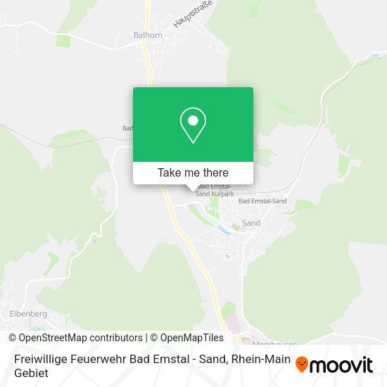 Карта Freiwillige Feuerwehr Bad Emstal - Sand