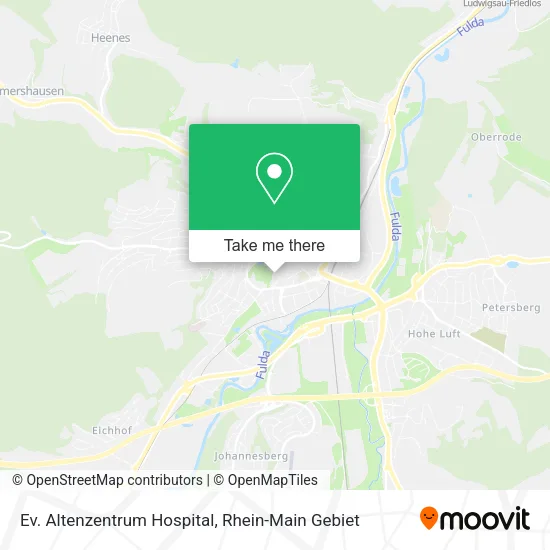 Карта Ev. Altenzentrum Hospital
