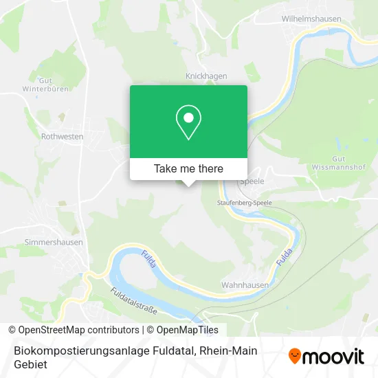 Карта Biokompostierungsanlage Fuldatal