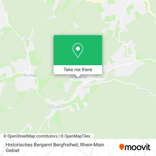 Карта Historisches Bergamt Bergfreiheit