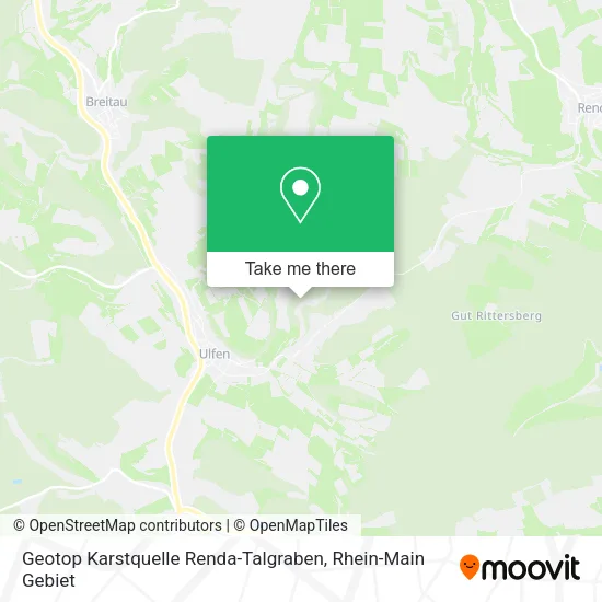 Карта Geotop Karstquelle Renda-Talgraben
