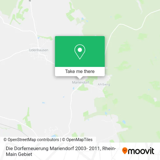 Карта Die Dorferneuerung Mariendorf 2003- 2011