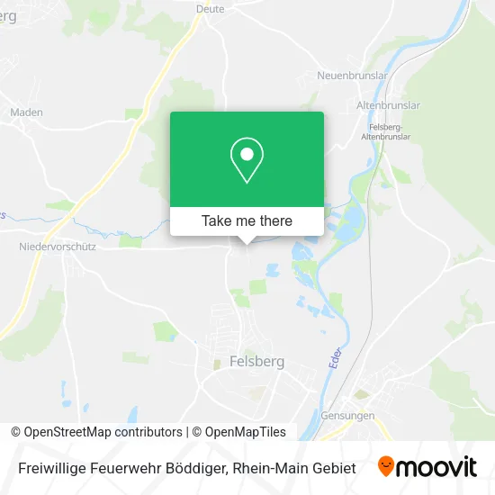 Карта Freiwillige Feuerwehr Böddiger