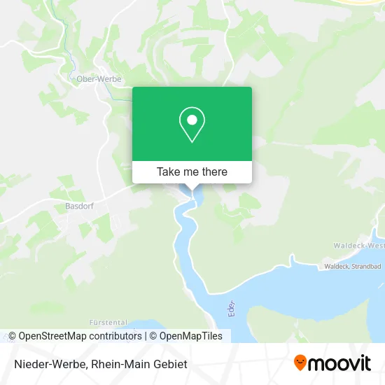 Карта Nieder-Werbe