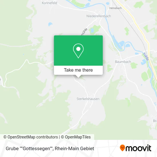 Карта Grube ""Gottessegen""