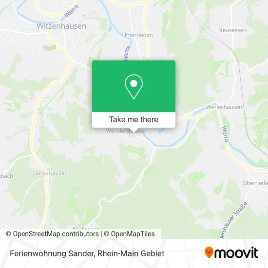 Карта Ferienwohnung Sander