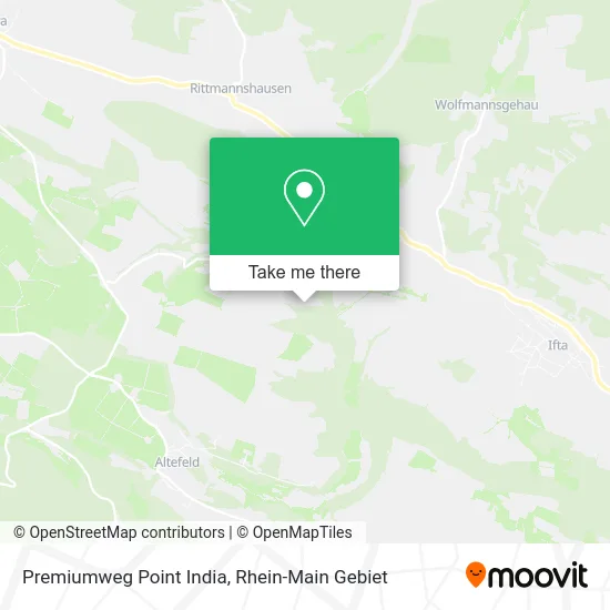 Карта Premiumweg Point India