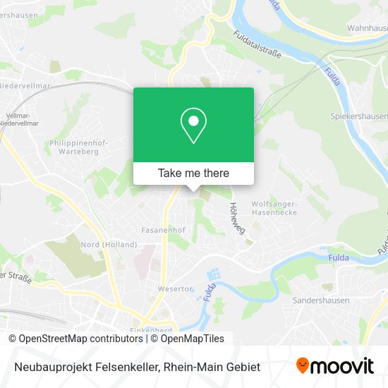 Карта Neubauprojekt Felsenkeller