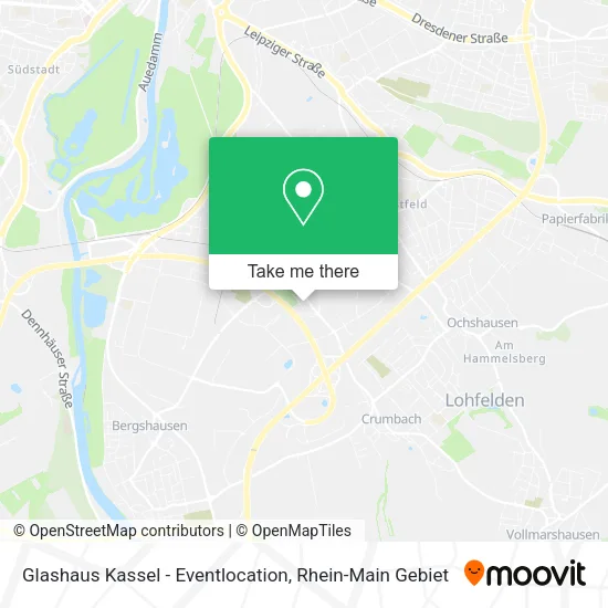 Карта Glashaus Kassel - Eventlocation