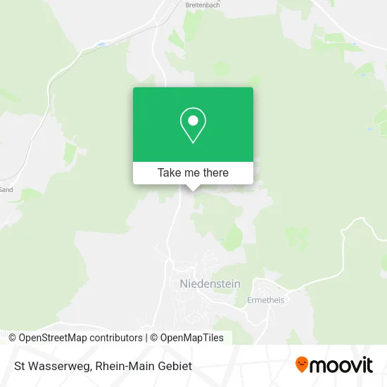 Карта St Wasserweg