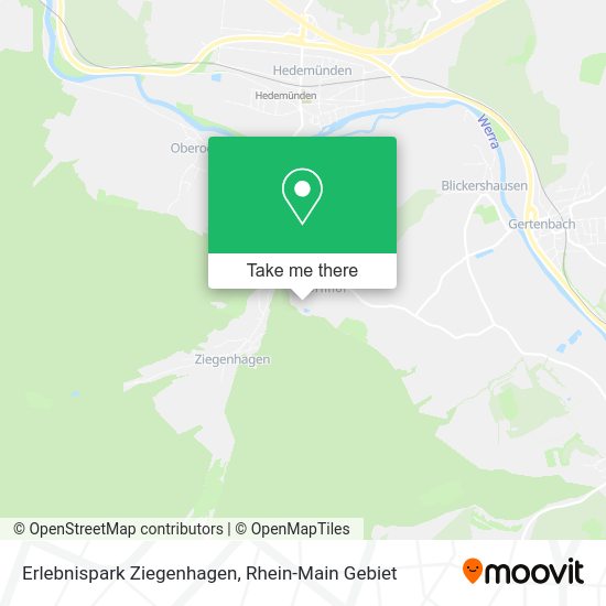 Карта Erlebnispark Ziegenhagen