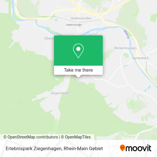 Карта Erlebnispark Ziegenhagen