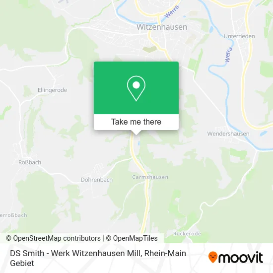 Карта DS Smith - Werk Witzenhausen Mill