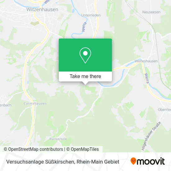 Карта Versuchsanlage Süßkirschen