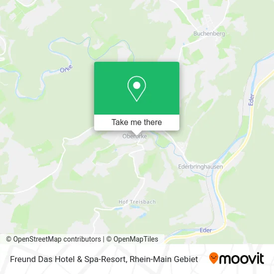 Карта Freund Das Hotel & Spa-Resort